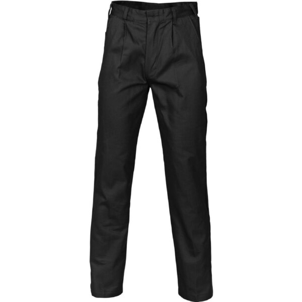 DNC Cotton Drill Work Pants Workwear - Black Stout Length 117 Stout