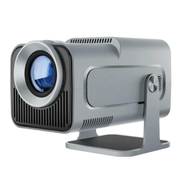 Magcubic HY320 Projector - Grey WiFi 6, BT 5.0, Android 11 - Native 1080P/4K Decoding - 180° Rotatable - Auto Keystone Correction - Hi-Fi Speaker
