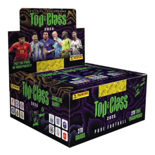 PANINI Top Class Soccer 2025 Trading Cards - Booster Box