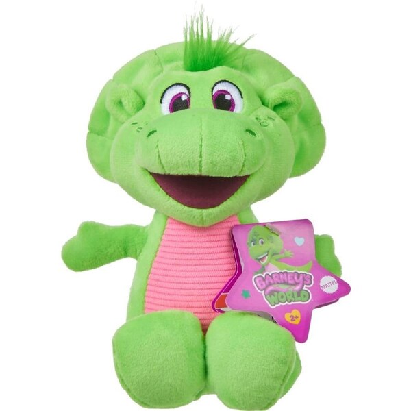 Fisher-Price - Barney's World 8-inch Plush Baby Bop Toy Dinosaur - Mattel