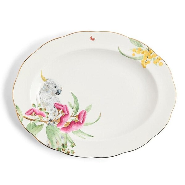 Royal Albert Miranda Kerr Australiana Serving Platter 33cm - White