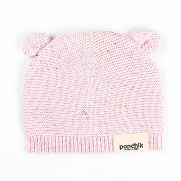 Ponchik Babies + Kids Bear Beanie Hat Warm Winter - Love 12-24 Months