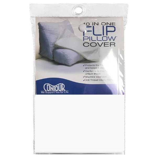 Contour Flip Pillow White Case Super-Soft
