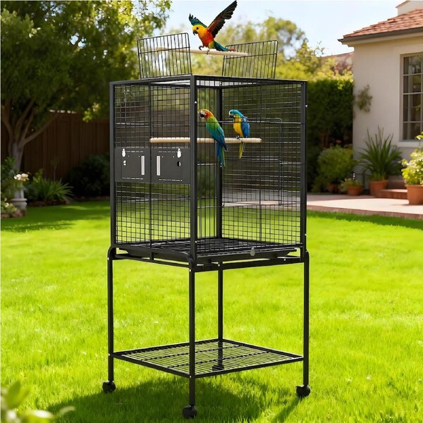 Advwin 143cm Bird Cage Parrot Aviary Topplay