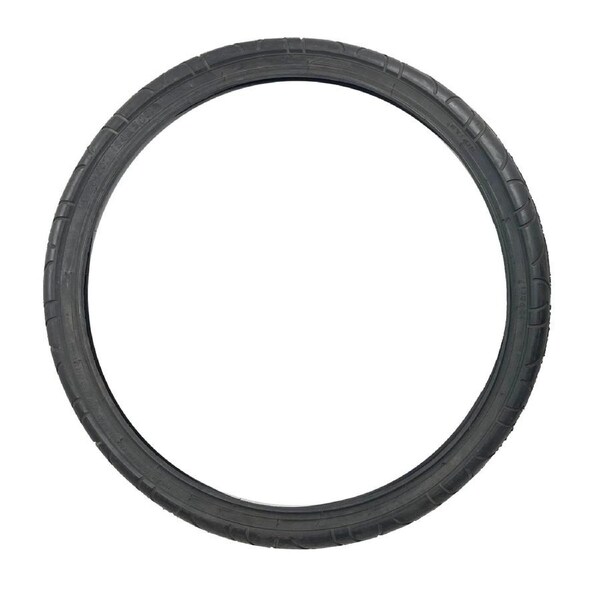 TDR Bicycle Tyre 24x2.10 Cruiser Chopper Push Bike Replacement Street Tyre Slick Nylon Compound Grip Tread Pattern Stability Handling Urban BMX Lowrider Vintage Retro Cycling Accessory