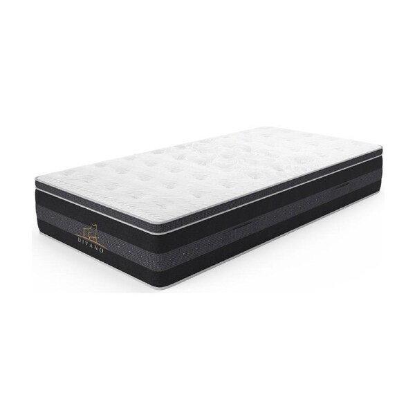 Divano Bedding 34cm Mattress Euro Top Pocket Spring King Single