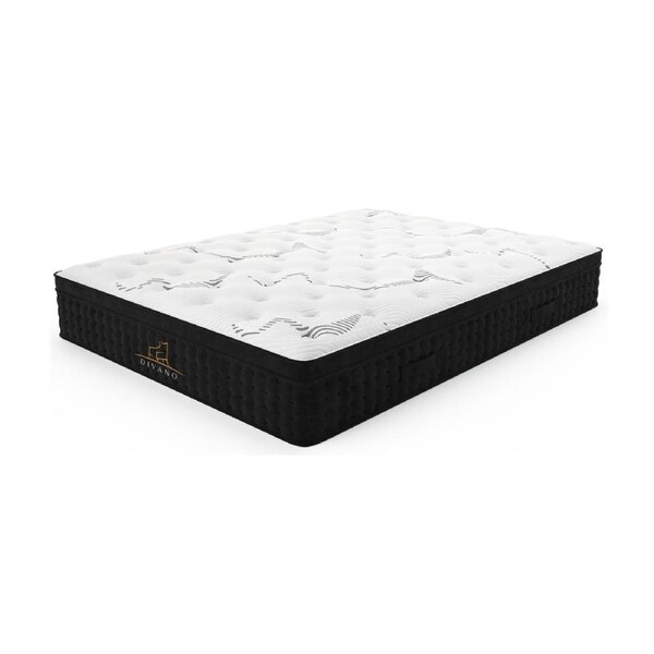 Divano Bedding 32cm Mattress Euro Top Pocket Spring Queen