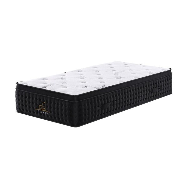 Divano Bedding 32cm Mattress Euro Top Pocket Spring Single