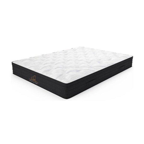 Divano Bedding 21cm Mattress Pillow Top Bonnell Spring Queen