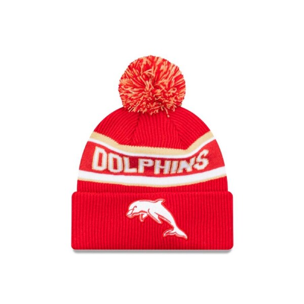NRL Team Colours Beanie - Dolphins - Adult - Unisex - Hat