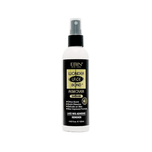 Ebin New York Wonder Lace Bond Waterproof Adhesive - Supreme Remover Spray 120mL(4.05oz)