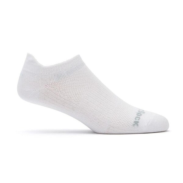 Wrightsock Coolmesh II Tab White Unisex Running Active Socks M