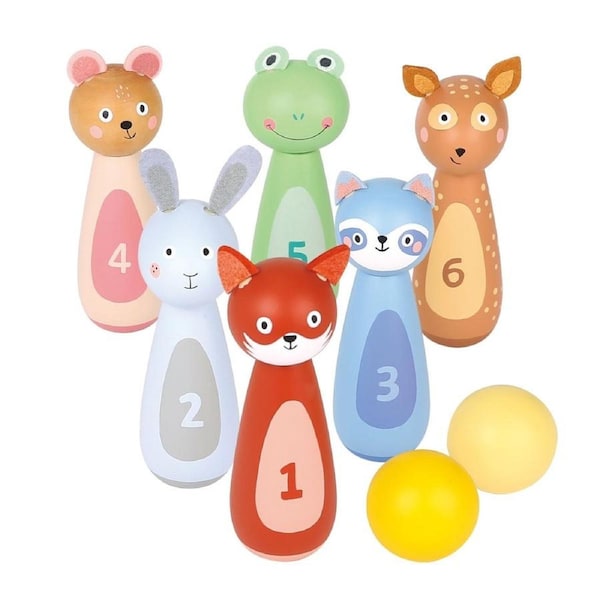 B. Play Bowling Set - Jeu De Bowling 6 Quilles Et Balle Pour Enfants Dès 2 Ans