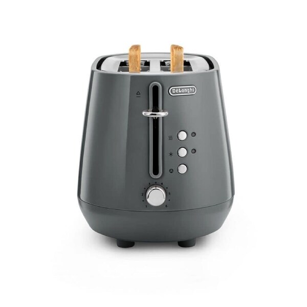 DeLonghi Eclettica 2 Slice Toaster Grey CTY2003G