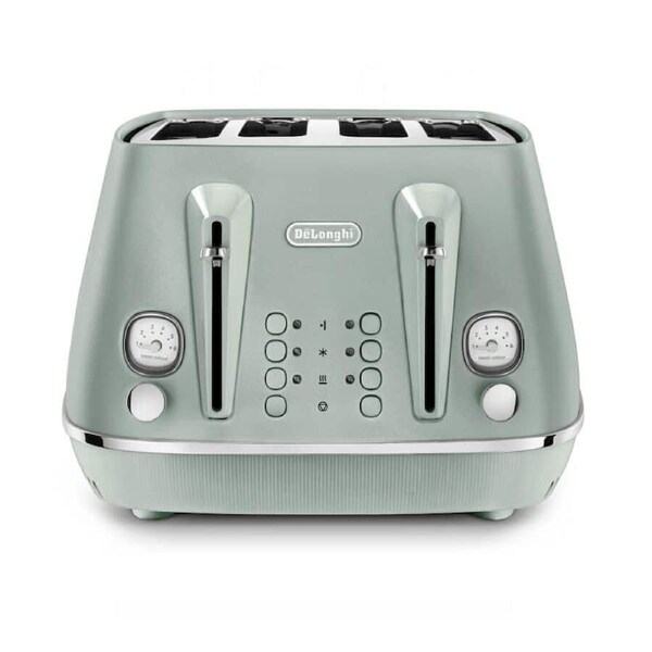 DeLonghi Distinta Perla 4 Slice Toaster Mint CTIN4003GR