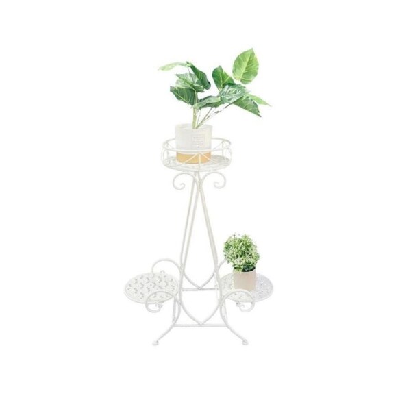 Willow & Silk Riviera 3 Round Potplant Pyramid Stand 55x23x68cm