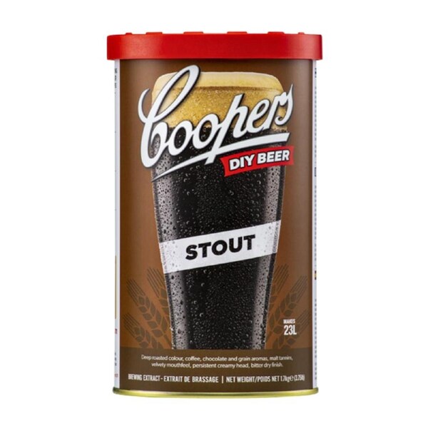 Coopers Original Stout Homebrew Beer Brewing Extract