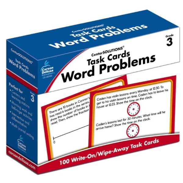 Task Cards Word Problems (Year 3)