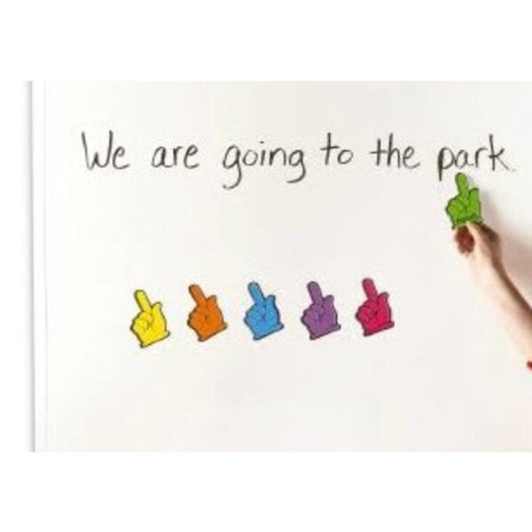 MAGNETIC HAND POINTERS set of 12