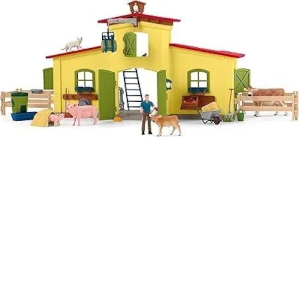 Schleich Farm World - Farm with Chicken Coop and Horse Box