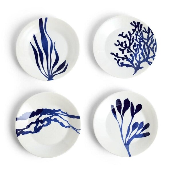 Royal Doulton Pacific 10th Anniversary 16cm Plate Set of 4 Plates - 4pc