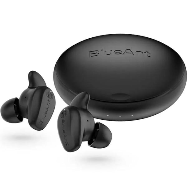 BlueAnt Pump Air EPIC True Wireless Earbuds Earphones Active Noise Cancelling Black