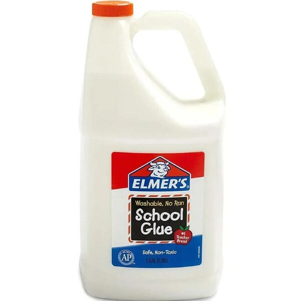 Elmers E340 School Glue 3.78L Washable No-Run Bulk Bottle