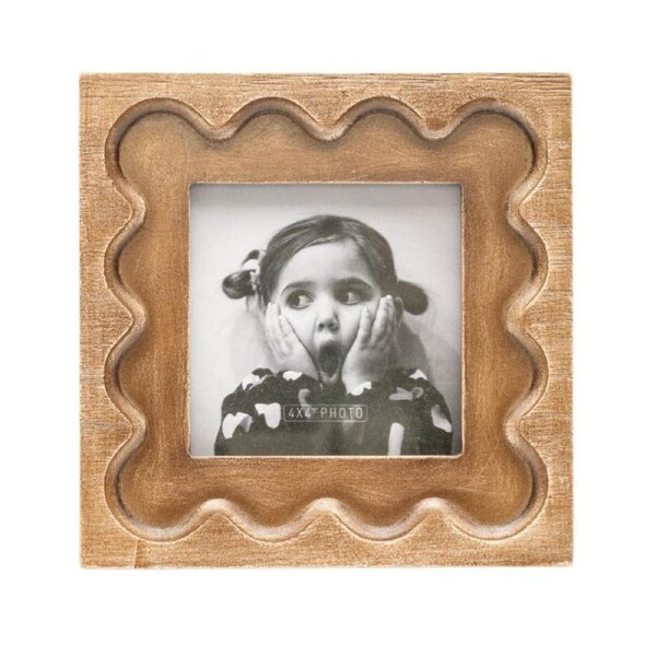 Willow & Silk Photo Frame Designer 15.5x22.2x15.5cm Natural