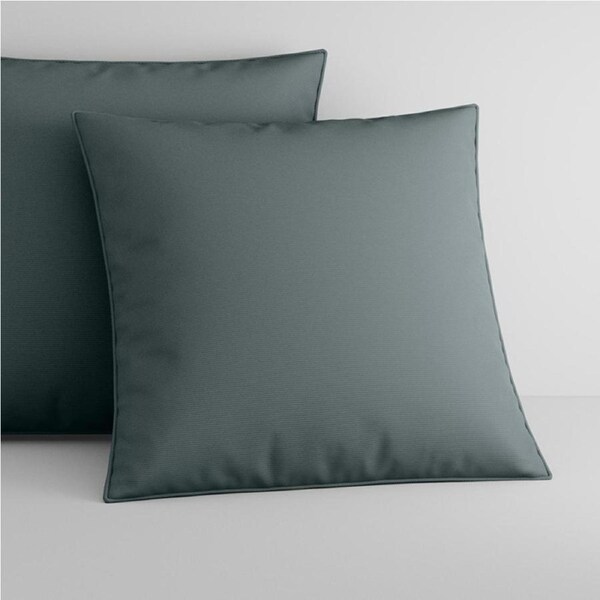 Sheridan Marlo Soft Cotton European Pillowcase Blue Palm