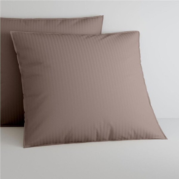 Sheridan Otis Herringbone Cotton Linen European Pillowcase Carob