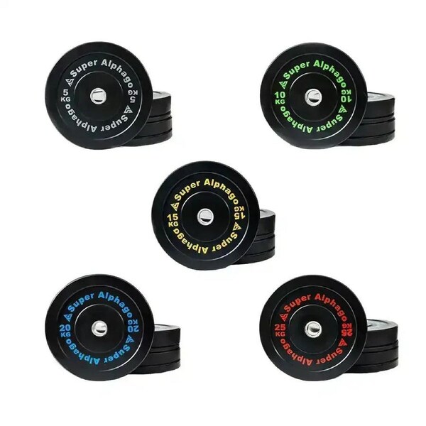 5/10/15/20/25kg*2 (150kg) Olympic Bumper Plates Set