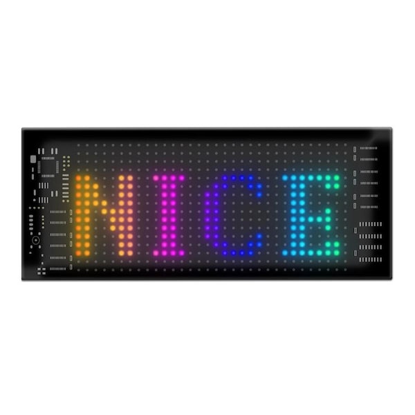 Programmable LED Matrix Panel Flexible Screen IP65 with APP Control 70*173mm