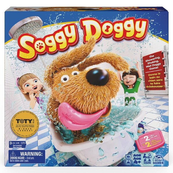 Spin Master Soggy Doggy Water-Themed Board Game 26.7x26.7cm Kids/Family 4y+