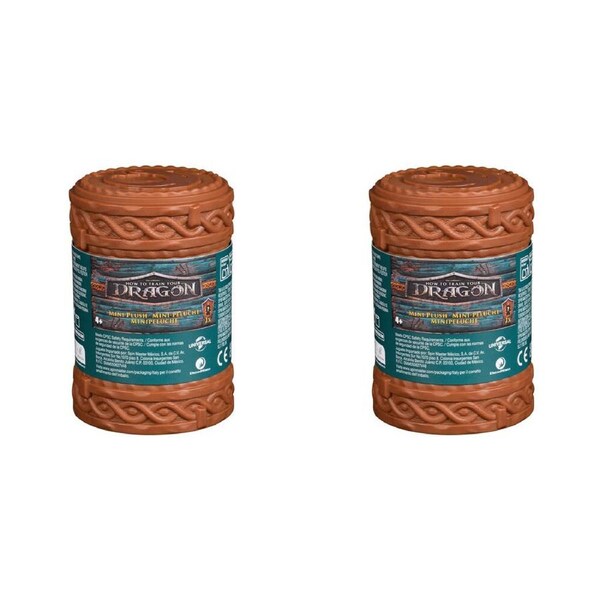 2PK Spin Master Dragon's Mini Dragon Stuffed Animal Plush Toy 3 In Assorted 4y+