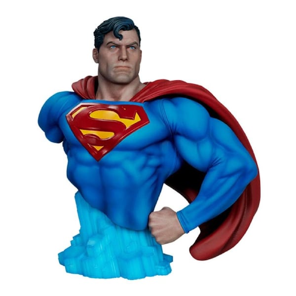 10.5" DC Comics Superman Bust Collectable Action Figure