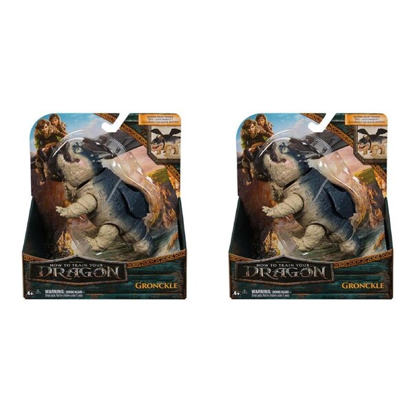 2PK Spin Master Dragon's Movie Mini Dragon Action Figure Toy 9 In Assorted 4y+