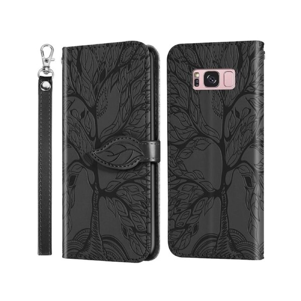 For Samsung Galaxy S8 Cover with Kickstand - Black