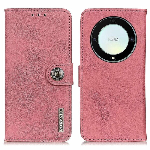 Cover In Pelle A Portafoglio Per Honor X9a / Magic5 Lite 5G – Con Slot E Chiusura Magnetica – Lavanda