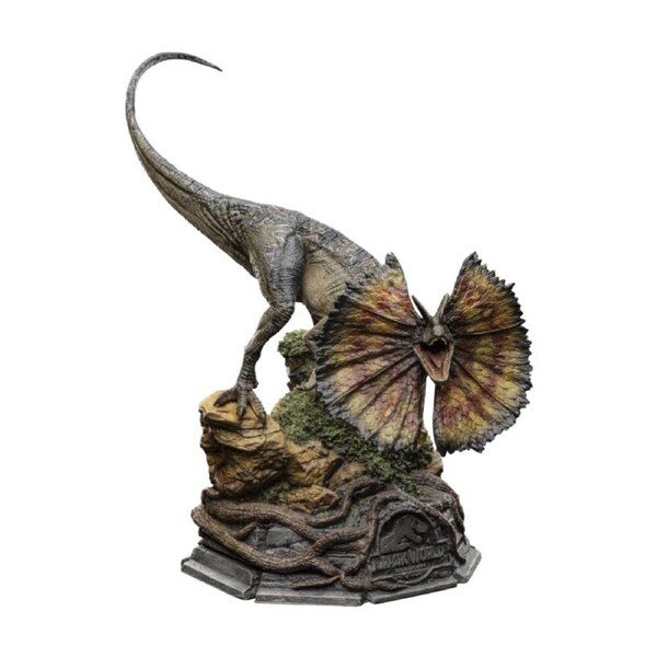 Jurassic World 3 Dominion Dilophosaurus 1:10 Scale Statue