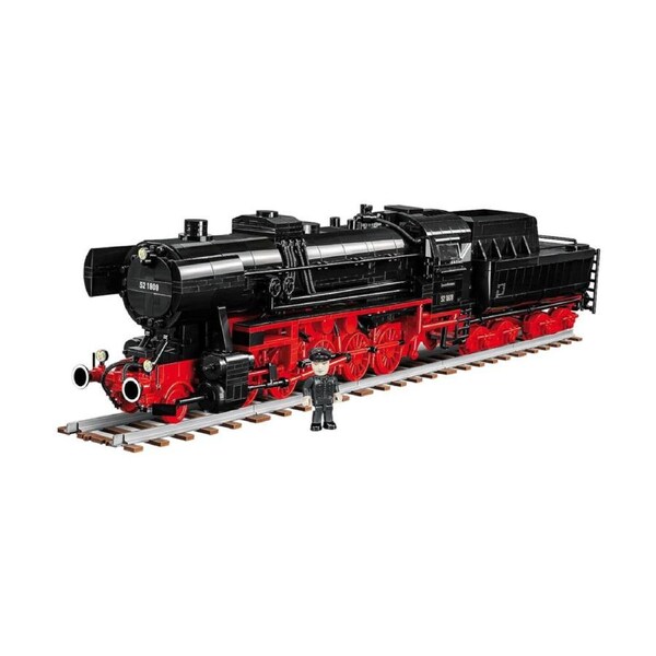 2505pc Trains DR BR 52 Steam Locomotive 1:35 Scale Building Kit 10y+ Toy