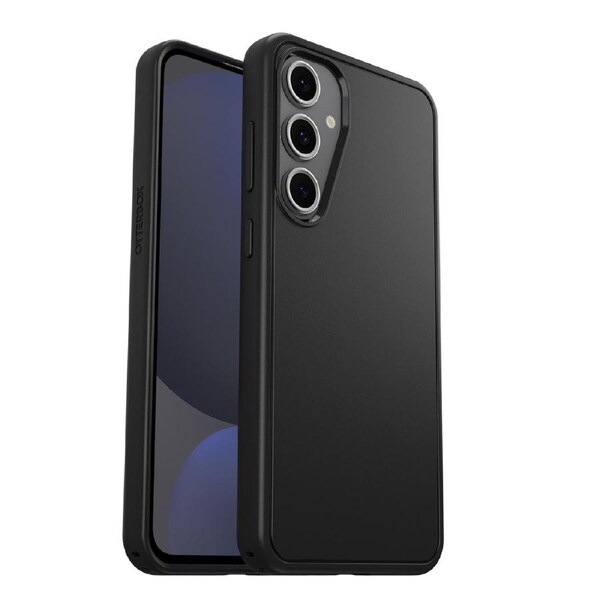 OtterBox Symmetry Samsung Galaxy S24 FE Case Black - (77-97072), Antimicrobial, DROP+ 3X Military Standard, Raised Edges