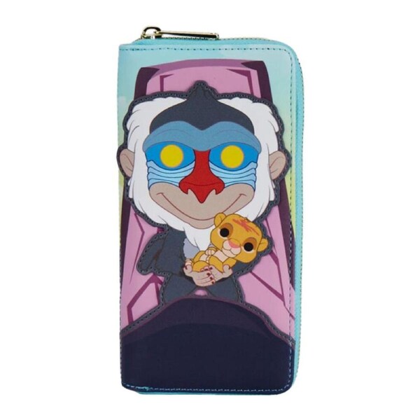 The Lion King 1994 Pride Rock Zip Wallet/Purse 8x4in