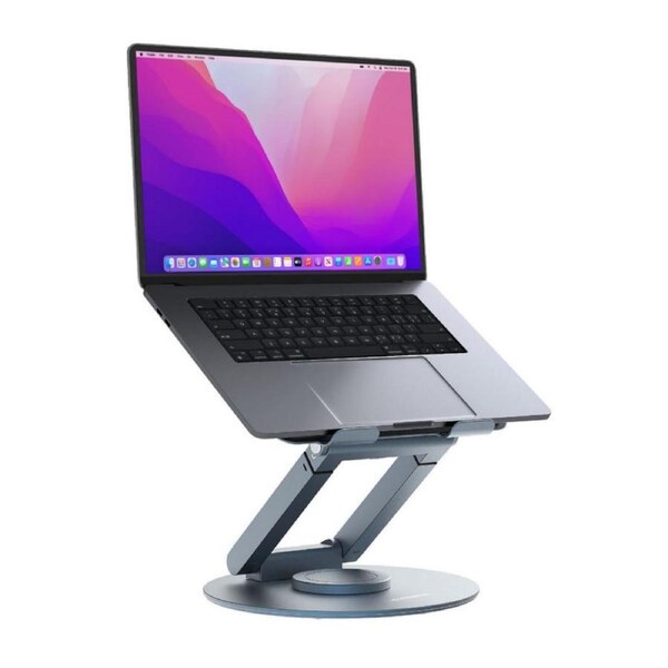mbeat Stage S9 Rotating Laptop Stand with Telescopic Height Adjustment [MB-STD-S9GRY]