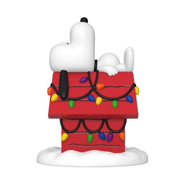 Peanuts Snoopy w/ Doghouse Holiday Deluxe Pop! Action Statue/Figure Toy