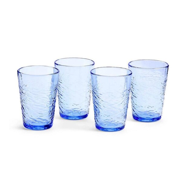 Royal Doulton Pacific 10th Anniversary Highball 500ml Set of 4 Blue