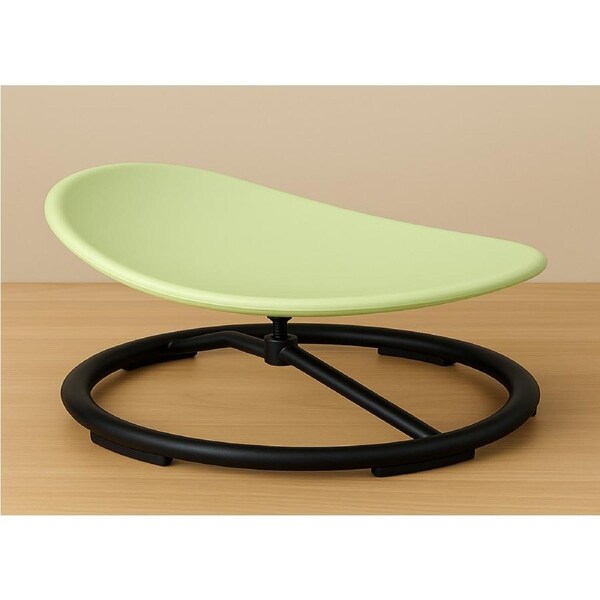 Kids Swivel Chair Rotating Sensory Stool for Balance & Coordination Training Non-Slip Fun Seat Green