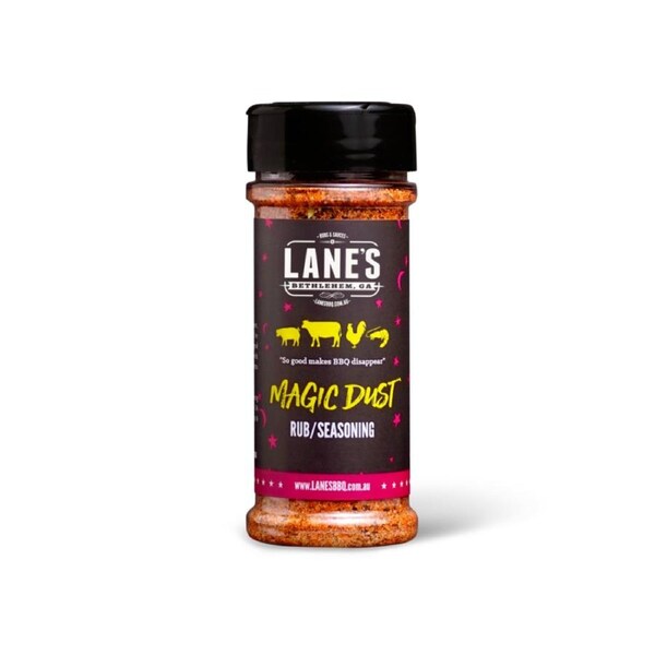 Lane's Magic Dust Small Shaker Size BBQ Rub Seasoning 124grams