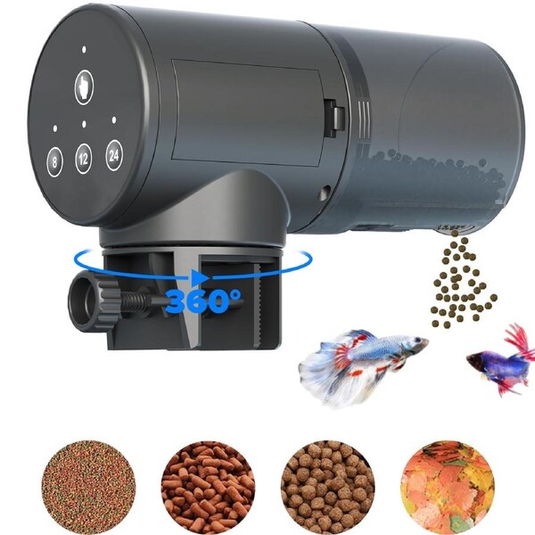 Advwin Automatic Fish Feeder Feeding Aquarium Tank Food Dispenser