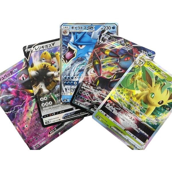 Japanese Pokemon Cards TCG 100 bulk Lot AUTHENTIC with Ultra Rare GX EX, V or VMAX, VSSTAR Card