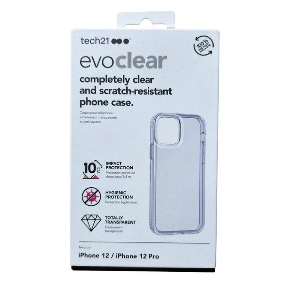 Tech21 Evo Clear Case for iPhone 12 / 12 Pro
